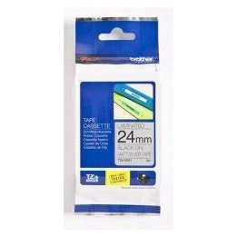 TASIEMKA ORYGINALNA CZARNY/SREBRNE BROTHER TZEM951 24MM X 8 M