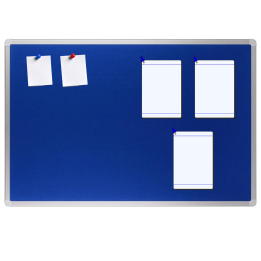 TABLICA TEKSTYLNA 60X90CM MATBOARDS 5409-07K NIEBIESKA RAMA ALUMINIOWA