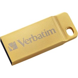 VERBATIM USB FLASH DISK, USB 3.0, 64GB, METAL EXECUTIVE, STORE N GO, ZŁOTY, 99106, USB A