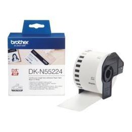 TASIEMKA ORYGINALNA CZARNY/BIAŁE BROTHER DKN55224 54MM X 30.48 M