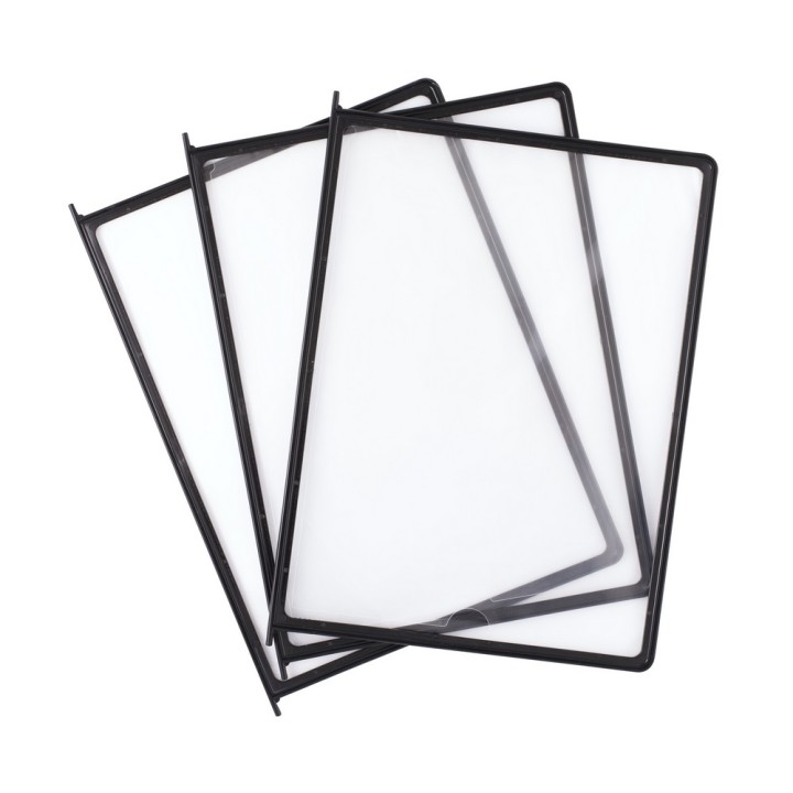 PANELE PREZENTACYJNE A4 LEVIATAN CZARNE 10SZT