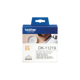 TASIEMKA ORYGINALNA CZARNY/BIAŁE BROTHER DK11219 12MM