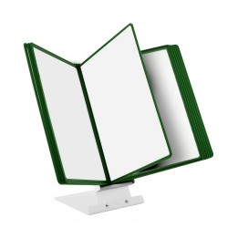 SYSTEM PREZENTACYJNY NA BIURKO Z 10 PANELAMI A4 LEVIATAN ZIELONY