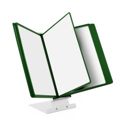 SYSTEM PREZENTACYJNY NA BIURKO Z 10 PANELAMI A4 LEVIATAN ZIELONY