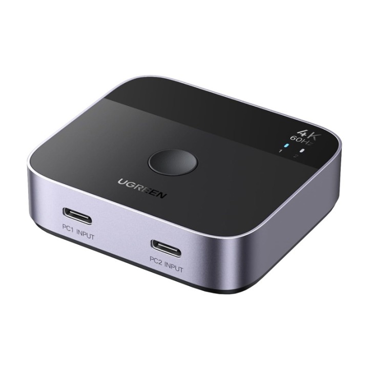 Przełącznik UGREEN AW502 2-portowy USB-C-HDMI