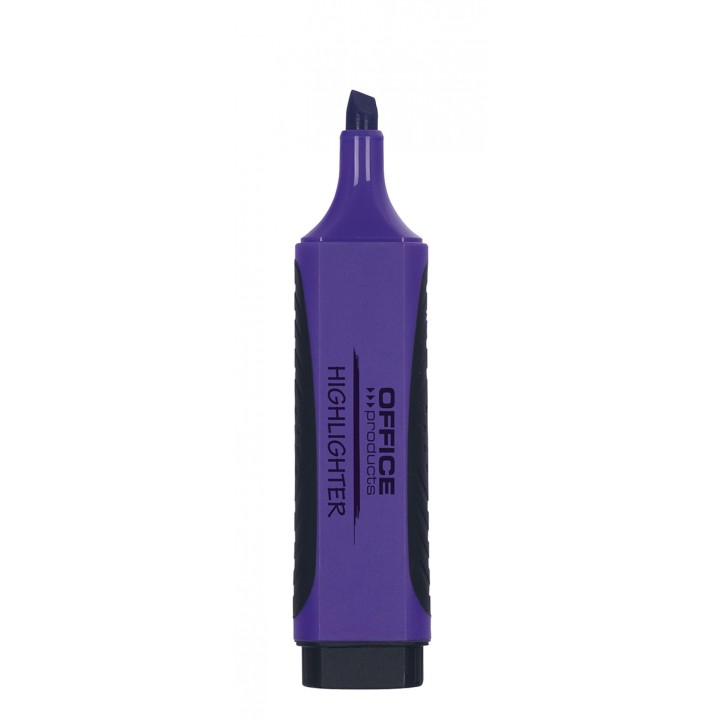 ZAKREŚLACZ OFFICE PRODUCTS Z GUMOWYM UCHWYTEM FIOLETOWY 2-5MM