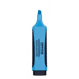 ZAKREŚLACZ OFFICE PRODUCTS Z GUMOWYM UCHWYTEM NIEBIESKI 2-5MM