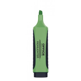 ZAKREŚLACZ OFFICE PRODUCTS Z GUMOWYM UCHWYTEM ZIELONY 2-5MM