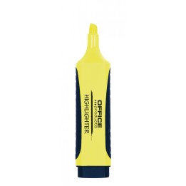 ZAKREŚLACZ OFFICE PRODUCTS Z GUMOWYM UCHWYTEM ŻÓŁTY 2-5MM