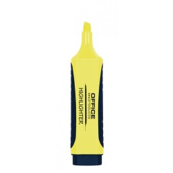 ZAKREŚLACZ OFFICE PRODUCTS Z GUMOWYM UCHWYTEM ŻÓŁTY 2-5MM