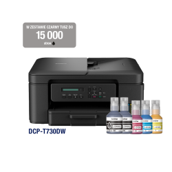 URZĄDZENIE WIELOFUNKCYJNE ATRAMENTOWE A4 BROTHER MFP DCP-T730DW USB/WIFI/ADF