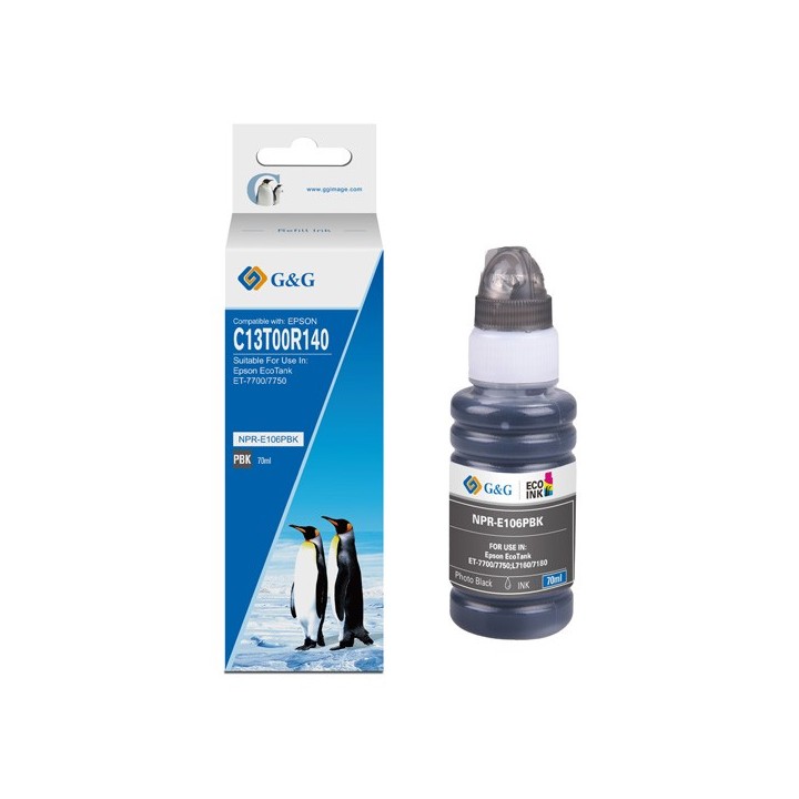 G&G KOMPATYBILNY INK / TUSZ Z C13T00R140, NPR-E106PBK, PHOTO BLACK