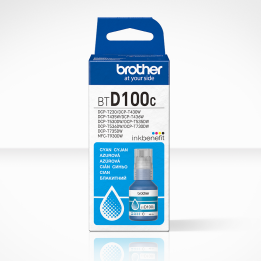 BROTHER ORYGINALNY INK / TUSZ BTD100C, CYAN, 5000S, 48.8ML