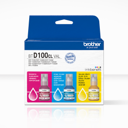BROTHER ORYGINALNY INK / TUSZ BTD100CLVAL, CMY, 3X5000S