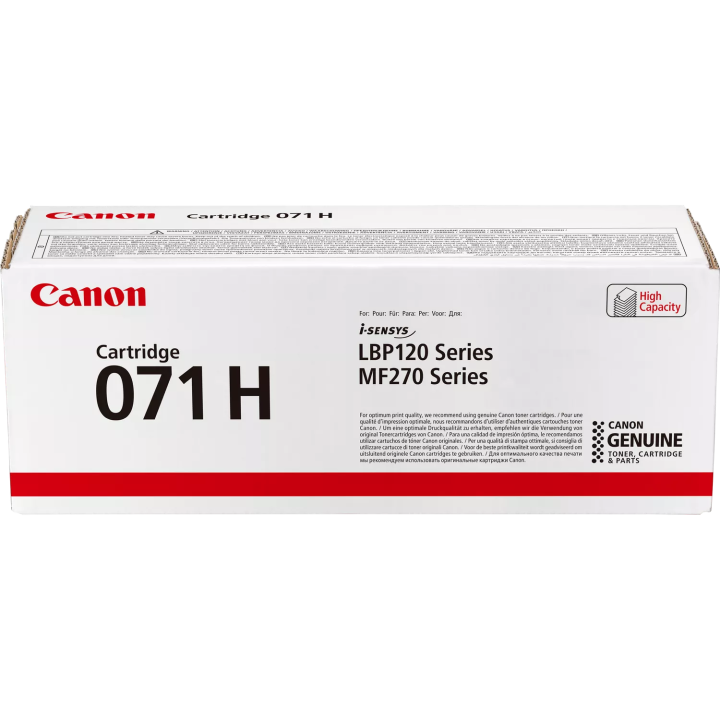 CANON ORYGINALNY TONER 071 H BK, 5646C002, BLACK, 2500S, HIGH CAPACITY