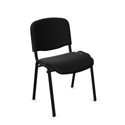 KRZESŁO KONFERENCYJNE ISO BLACK NOWY STYL CZARNE C-11