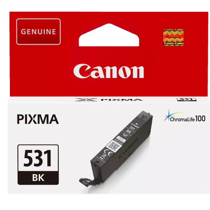 CANON ORYGINALNY INK / TUSZ CLI-531 BK, 6118C001, BLACK, 656S