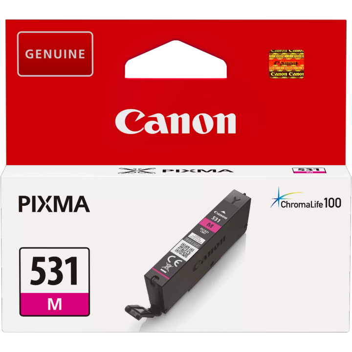 CANON ORYGINALNY INK / TUSZ CLI-531 M, 6120C001, MAGENTA, 191S