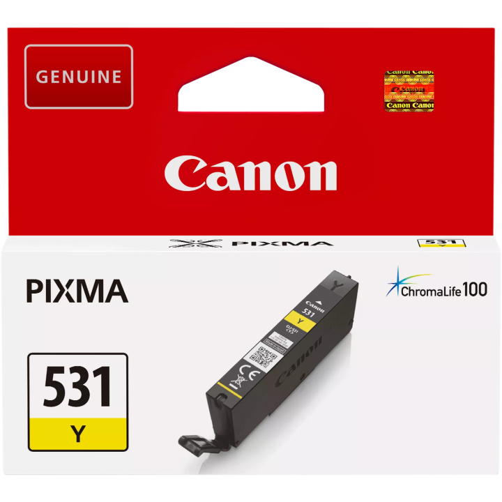 CANON ORYGINALNY INK / TUSZ CLI-531 Y, 6121C001, YELLOW, 191S