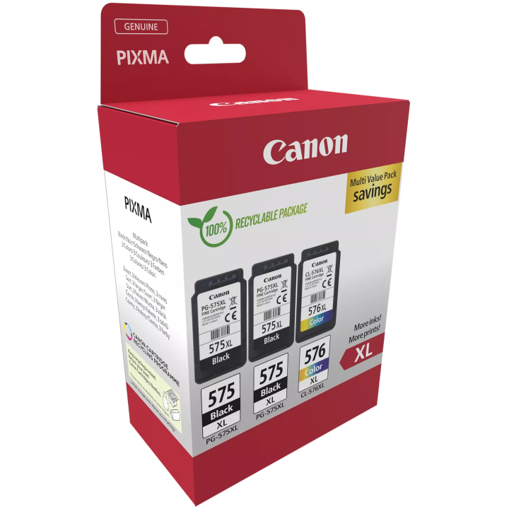 CANON ORYGINALNY INK / TUSZ PG-575XL/CL-576XL, 5437C004, CMYK, 2*400/1*300S