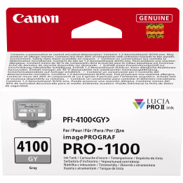 CANON ORYGINALNY INK / TUSZ PFI-4100 GY, 6783C001, GREY, 80