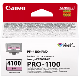 CANON ORYGINALNY INK / TUSZ PFI-4100 PM, 6782C001, PHOTO MAGENTA, 80ML