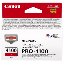 CANON ORYGINALNY INK / TUSZ PFI-4100 R, 6785C001, RED, 80ML