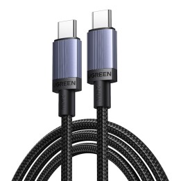 Kabel UGREEN L528 USB-C-USB-C 0.5m 100W (szary)