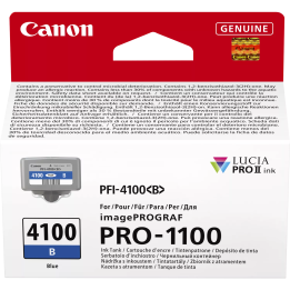 CANON ORYGINALNY INK / TUSZ PFI-4100 B, 6786C001, BLUE, 80ML