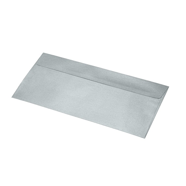 KOPERTA DIN LANG NK EMERSON SREBRNY 220X110 130G 50 SZT.