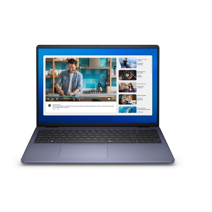 DELL LAPTOP DELL 16 DC16251 W11P C5 120U/16GB/512GB/16.0 FHD+/INT/FGRPR/WLAN + BT/BACKLIT KB/4 CELL/3YPS MIDNIGHT BLUE