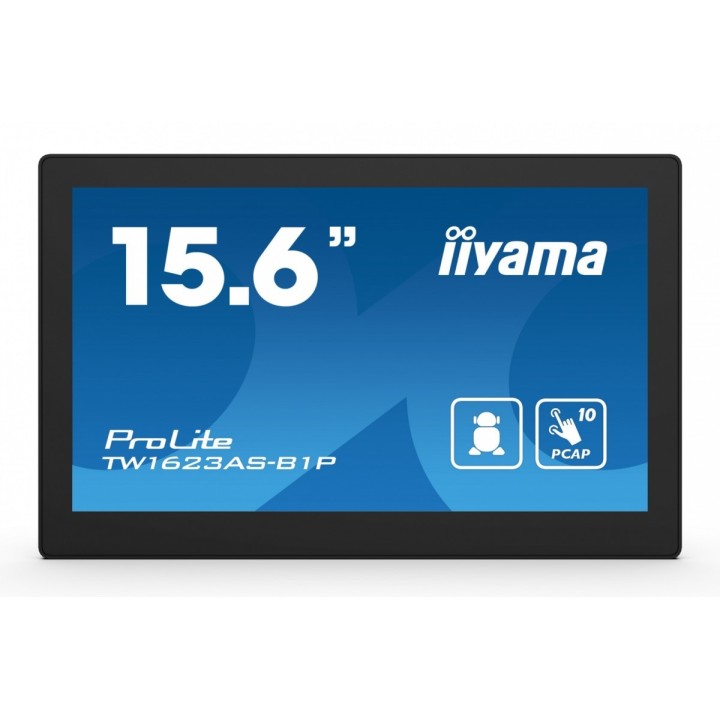 IIYAMA MONITOR 16 CALI TW1623AS-B3P,10P.DOT.IPS,ANDROID13,WIFI,24/7,RJ45, HDMI,3XUSB,CMS (IISIGNAGE2)