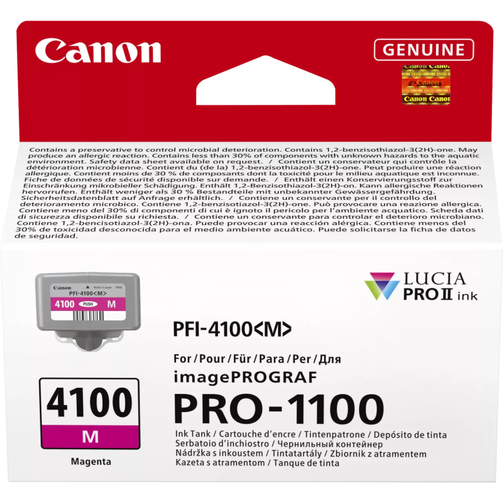 CANON ORYGINALNY INK / TUSZ PFI-4100 M, 6779C001, MAGENTA, 80ML