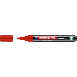 MARKER OLEJOWY EDDING 790 CZERWONY 2-3MM