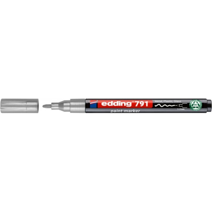 MARKER OLEJOWY EDDING 791 SREBRNY 1-2MM