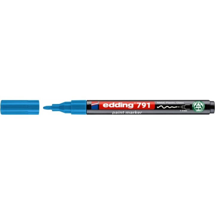 MARKER OLEJOWY EDDING 791 JASNONIEBIESKI 1-2MM