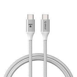 KABEL DO ŁADOWANIA ORICO 100W USB-C DO USB-C (BIAŁY)