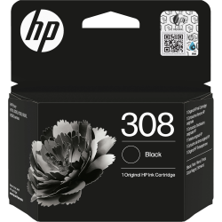 HP ORYGINALNY INK / TUSZ 7FP21UE, HP 308, BLACK, 160S