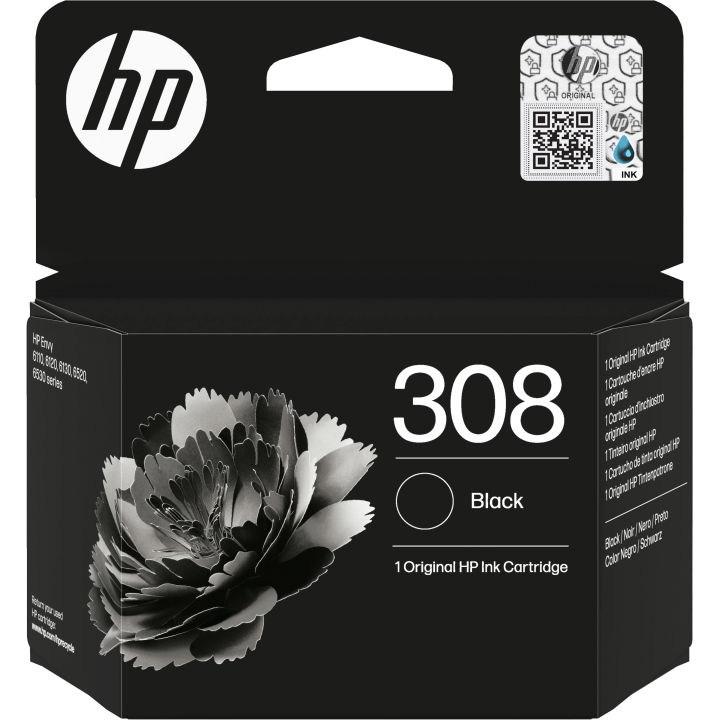 HP ORYGINALNY INK / TUSZ 7FP21UE, HP 308, BLACK, 160S