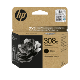 HP ORYGINALNY INK EVOMORE 7FP22UE, HP 308E, BLACK, 320S