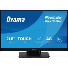 IIYAMA MONITOR 24 CALE T2254MSC-B2AG POJ.10PKT.IPS,POWŁOKA AG, 300CD, FHD, HDMI,DP,2XUSB,7H