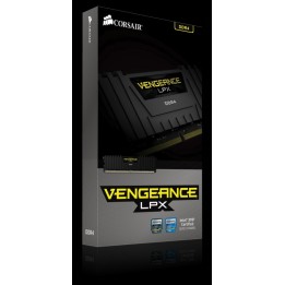 CORSAIR DDR4 VENGEANCE LPX 8GB/2400 BLACK CL14-16-16-31 1.20V XMP2.0