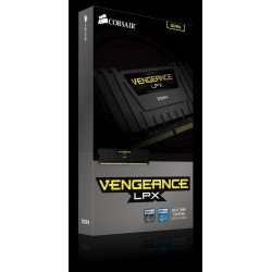 CORSAIR DDR4 VENGEANCE LPX 8GB/2400 BLACK CL14-16-16-31 1.20V XMP2.0