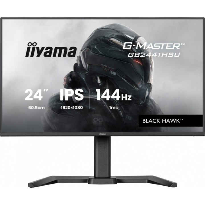 IIYAMA MONITOR 23,8 CALA GB2441HSU-B1 IPS,FHD,144HZ,1MS,2XUSB,350CD,HDMI,DP,HAS (150) PIVOT
