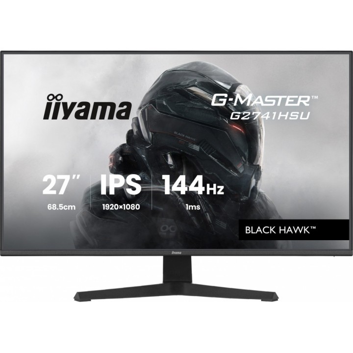 IIYAMA MONITOR 27 CALI G2741HSU-B1 IPS,FHD,144HZ,1MS,2XUSB, 350CD,HDMI,DP