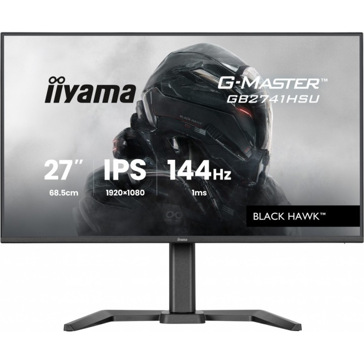 IIYAMA MONITOR 27 CALI GB2741HSU-B1 IPS,FHD,144HZ,1MS,2XUSB,350CD,HDMI,DP, HAS (150) PIVOT