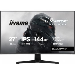 IIYAMA MONITOR 27 CALI G2741QSU-B1 IPS,QHD,144HZ,1MS,2XUSB ADAPTIVE G-SYNC,HDMI,DP,350CD,