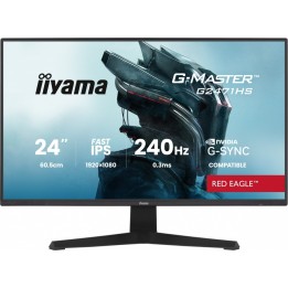 IIYAMA MONITOR 23,8 CALA G2471HS-B1 FAST IPS,FHD,240HZ,2XHDMI,DP, 350CD, ADAPTIVE G-SYNC - 1920 X 1080 @48-240HZ DISPLAYPORT ONL