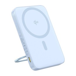 Powerbank BASEUS PicoGo Qi2 5000mAh 20W ze stojakiem (niebieski)