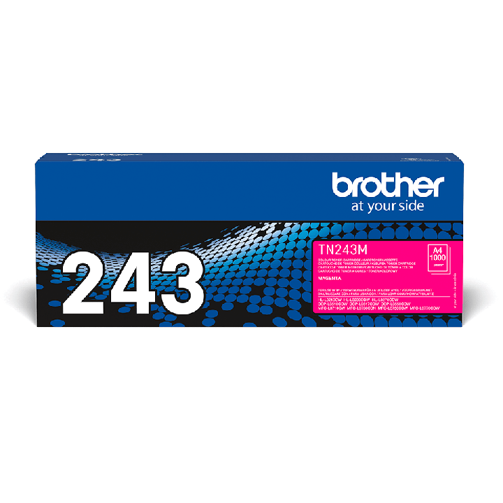 TONER ORYGINALNY BROTHER TN243M MAGENTA 1000 STRON